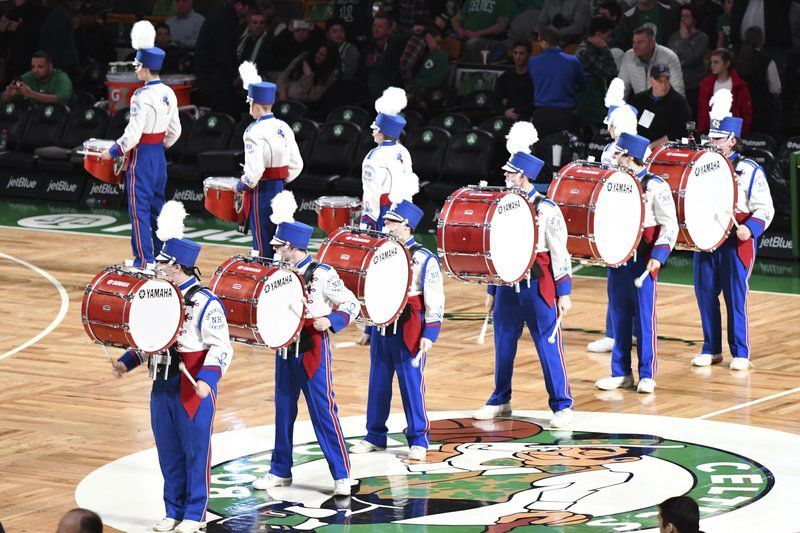 Drummers take to the court